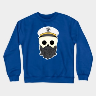 Bearded Sailor Skull Crewneck Sweatshirt